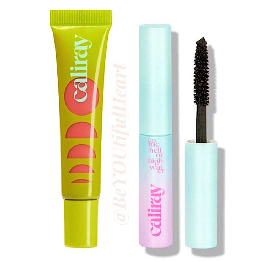 caliray Lashes and Lips Duo - Volumizing Tubing Mascara & Plumping Lip Gloss